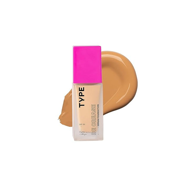 Type Beauty De Crease Serum Foundation Colour 238 Demerara - 153 gms