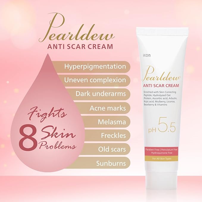 Pearldew Anti Scar Cream With Aloe Vera, Carrot, Bearberry - 25 Gms