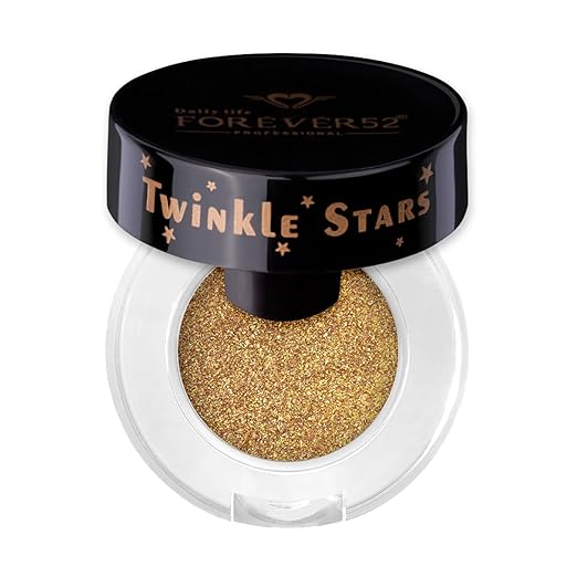 Forever52 Twinkle Stars Glitter NG008 - Glitzy Gold - 2.5 gms