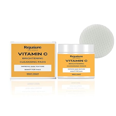 Rejusure Vitamin C Brightening Cleansing Pads - 50 gms