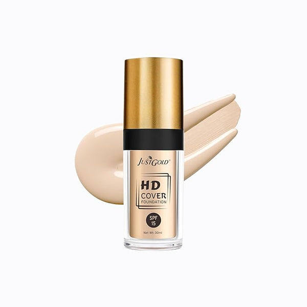 JustGold HD Full Coverage Foundation with SPF 15 2.3 -  30 ml