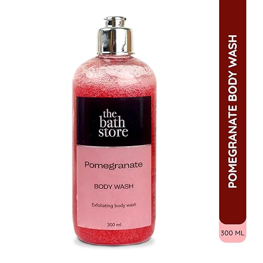 The Bath Store Pomegranate Body Wash Shower Gel Tan Removal Body Wash - 300 ml