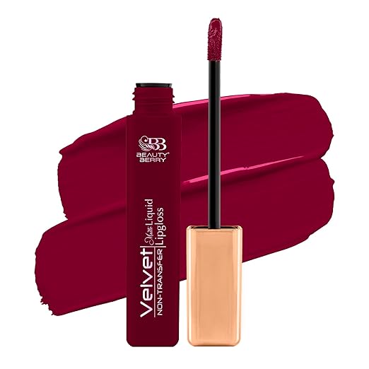 Beauty Berry Velvet Non Transfer Liquid Lipstick Rich Tang - 5 gms