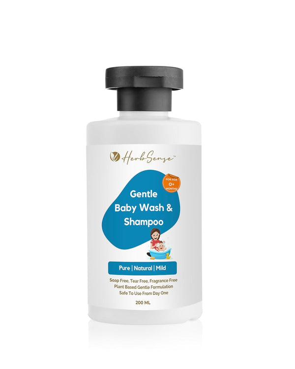 Herbsense Gentle Baby Wash & Shampoo - 200 ml