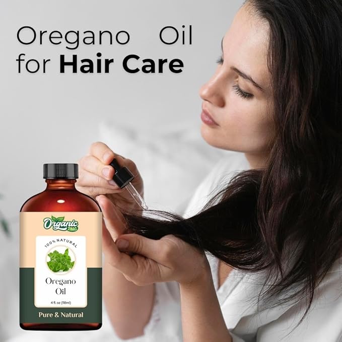 Organic Zing Oregano Essential Oil for Skin Care, Hair Care, Body Care - 118 Ml