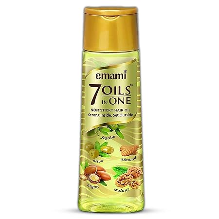 Emami 7 Oils In One Non Sticky & Non Greasy Hair Oil - 300 ml