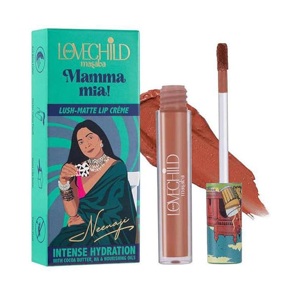 Lovechild Masaba Gulabi Rum Punch Lush Matte Pink Lip Creme - 3 ml