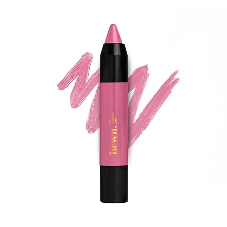 Brwn. Pro Melanin Care Creme Matte Lip Crayon 01 Cotton Candy - 3 gms