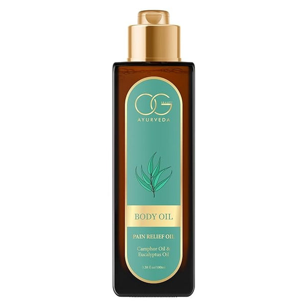 OG BEAUTY AYURVEDA Pain Relief Camphor & Eucalyptus Body Oil - 100 ml
