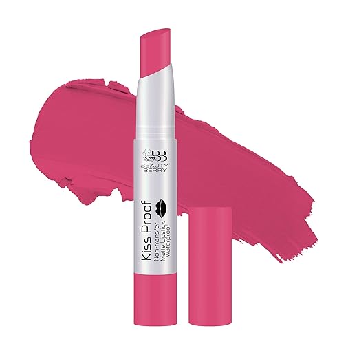 Beauty Berry Kiss Proof Matte Lipstick Merry - 2.1 gms