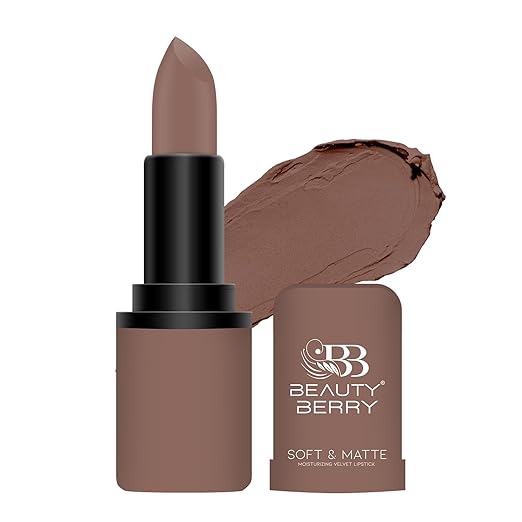 Beauty Berry Soft & Matte Lipstick Hazle Nut - 4 gms