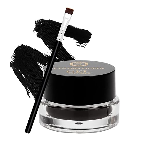Colors Queen Longwear Gel Kajal Black  - 6 gms