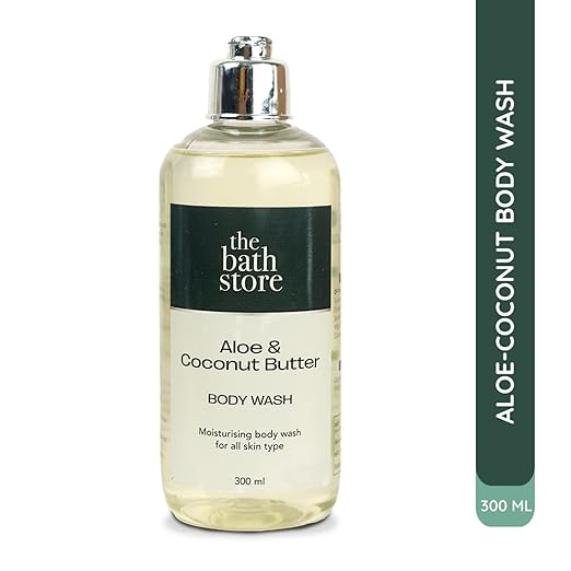 The Bath Store Aloe Coconut Body Wash Shower Gel Tan Removal - 300 ml