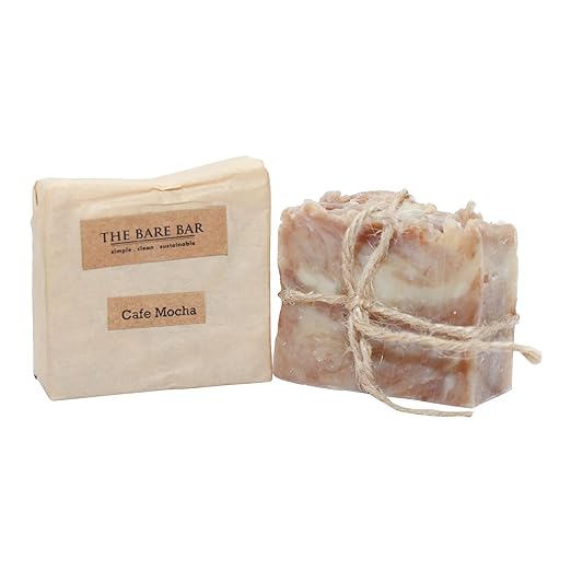 The Bare Bar Mocha Mint Soap Bar - 100 gms