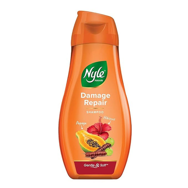 Nyle Damage Repair Anti Hairfall Shampoo, With Shikakai And Hibiscus, Gentle and soft shampoo - 180 ml