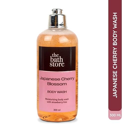The Bath Store Japanese Cherry Blossom Body Wash Shower Gel - 300 ml