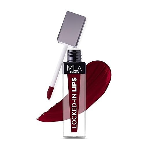 Mila Beaute Locked In Lips Transfer Proof Liquid Lipstick Berry Candy - 4.5 ml
