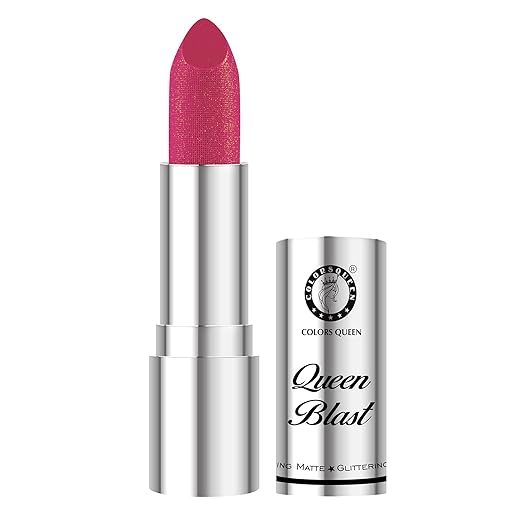Colors Queen Lipstick Crisp Magenta (Shimmery) - 4 gms