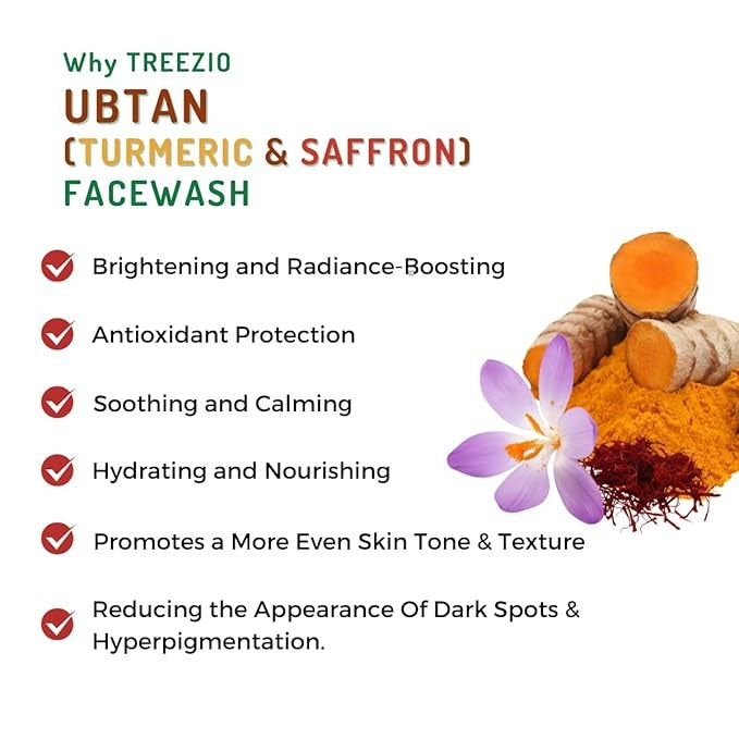 Treezio Ubtan Face Wash - 100 ml