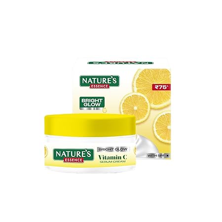 Nature's Essence Bright Glow Vitamin C Serum Cream - 25 gms