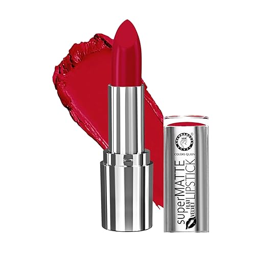 Colors Queen Lipstick Rich Red (Matte) - 4 gms