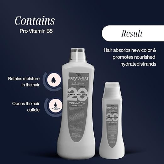 Keywest Professional Hair Color Developer 20 Volume 6% - 250 ml