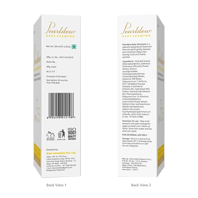 Pearldew Baby Shampoo - 100 Ml