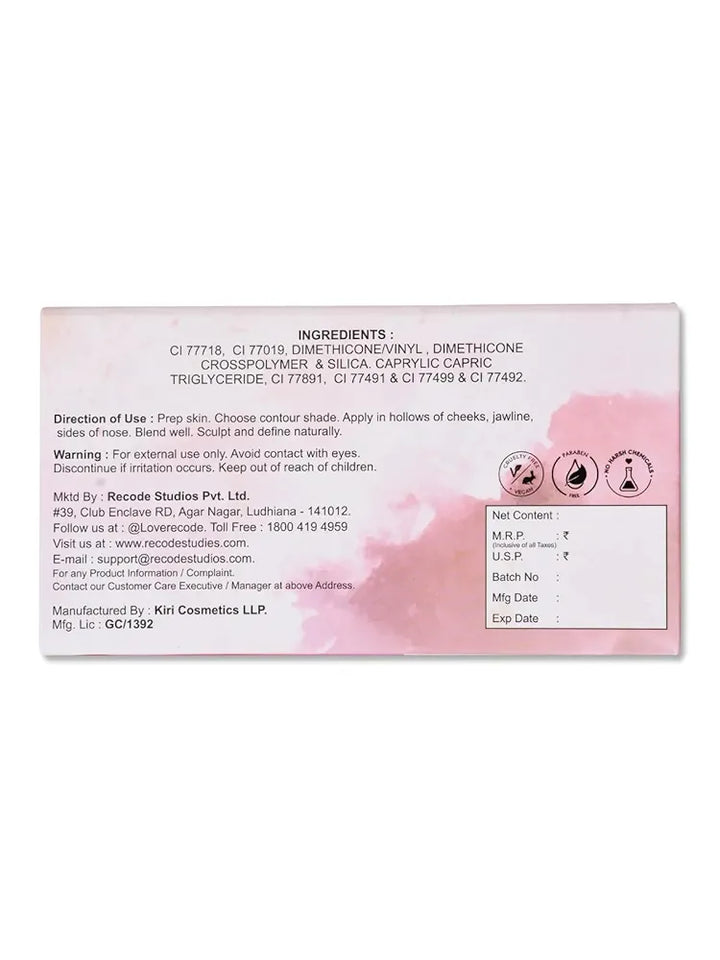 Recode We Stole Da Show Highlighting & Contour Palette - 36g