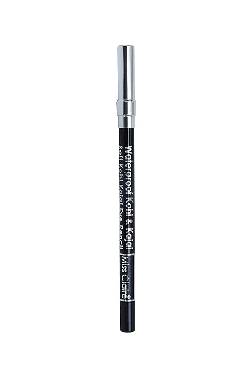 Miss Claire Waterproof Kohl & Kajal Soft Kohl Kajal Silver - 1.2 gms