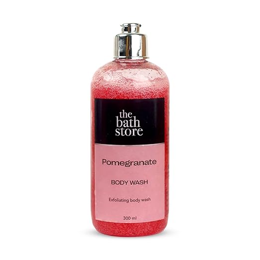 The Bath Store Pomegranate Body Wash Shower Gel Tan Removal Body Wash - 300 ml