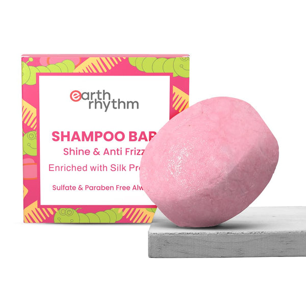 Earth Rhythm Silk Shampoo Bar(Card Board) - 80 gms