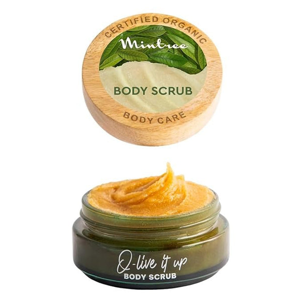 Mintree Organic Olive Sugar Body Scrub with Ceramides & Collagen - 150 ml