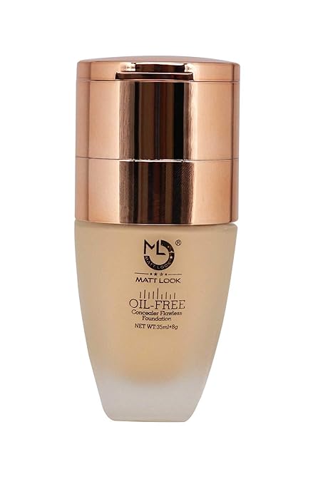 Mattlook Oil Free Concealer Flowless & Foundation Natural - (35ml + 8gm)