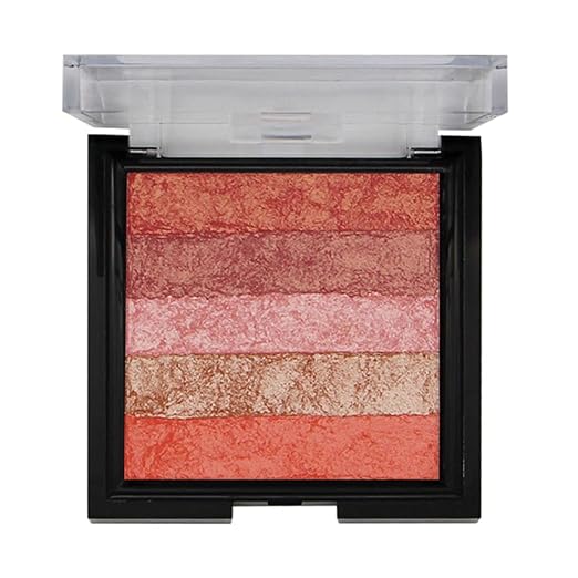 Fashion Colour Shimmer Brick And Blusher 2 In 1 Easy to Blend Formula Shade 03 - 8 gms