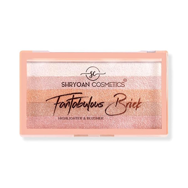 Shryoan Fantabulous Brick Highlighter & Blusher Palette Shade 04 - 7 gms
