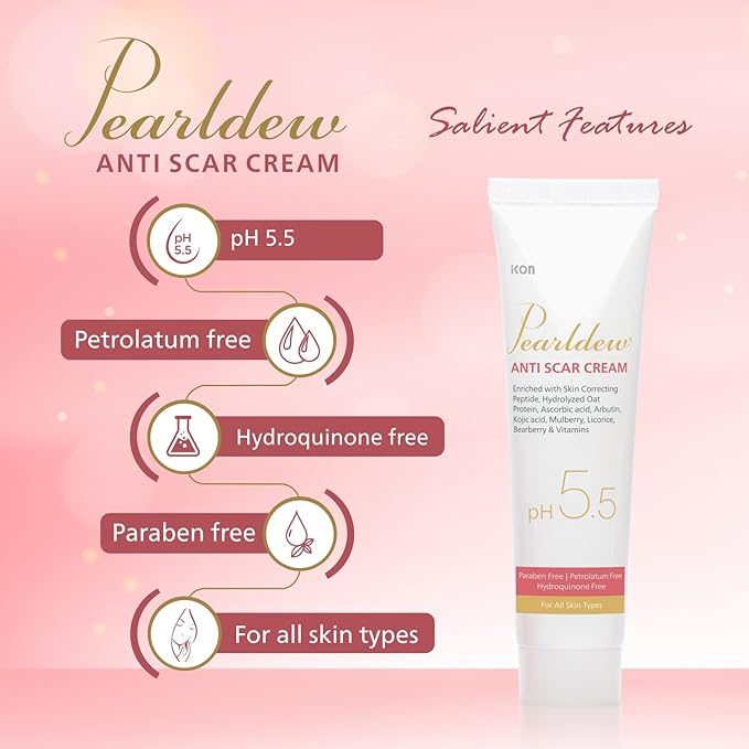Pearldew Anti Scar Cream With Aloe Vera, Carrot, Bearberry - 25 Gms