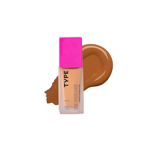 Type Beauty De Crease Serum Foundation Colour 338 Cinnamon - 153 gms