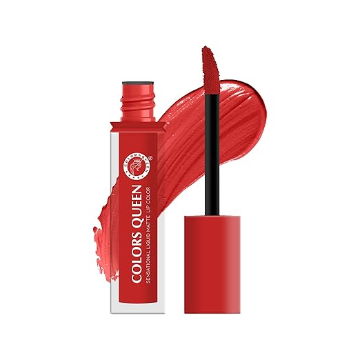 Colors Queen Sensational Liquid Matte Lipstick 10 Cheerry on Top - 7 gms
