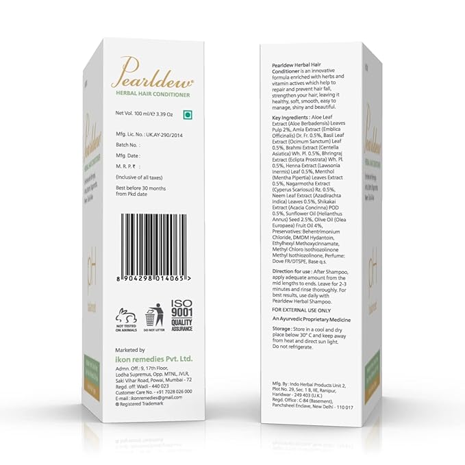 Pearldew Herbal Hair Conditioner - 100 Ml