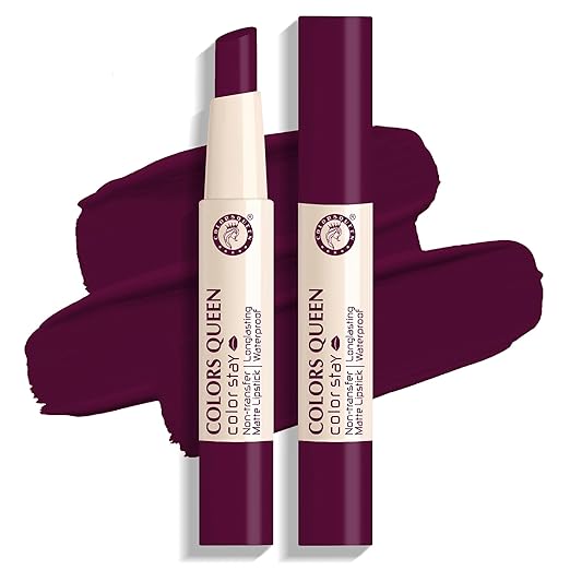 Colors Queen Color Stay Matte Lipstick Wine - 2.1 gms