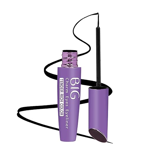 Fashion Colour Liquid Eyeliner Waterproof Black Eyeliner - 6 ml