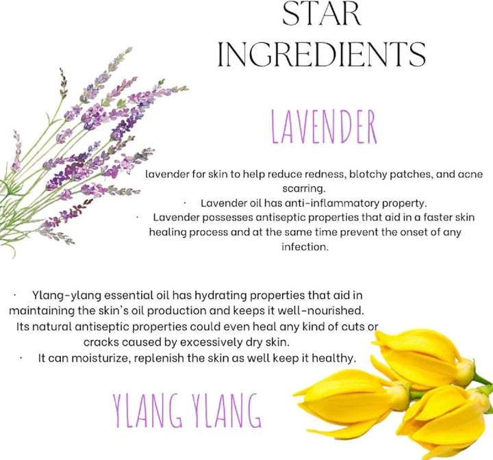 EcoBerry Lavender Ylang Ylang Natural Deodorant | Organic, Neutralises Body Odour, Irritation Free, Aluminium Free, Paraben Free, Chemical Free, Cruelty Free, Mineral Oil Free, Phthalate Free, Artificial Color and Fragrance Free, Preservative Free, Veg