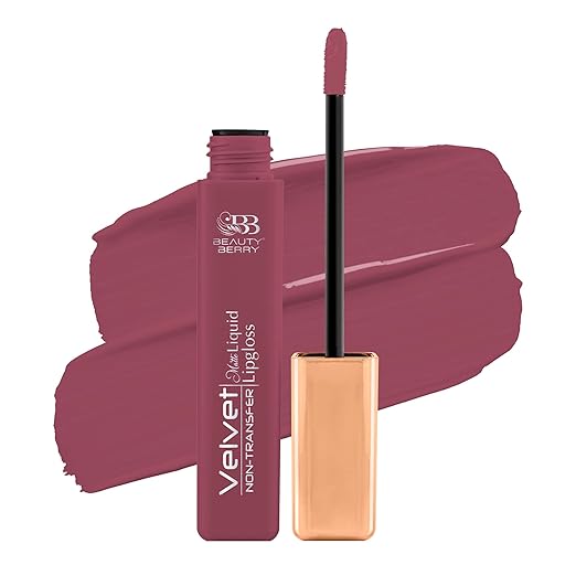 Beauty Berry Velvet Non Transfer Liquid Lipstick Nude Berry - 5 gms