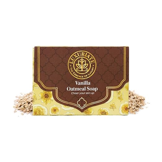 Luxuriate Vanilla Soap Oatmeal Soap - 125 gms