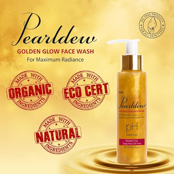 Pearldew Golden Glow Face Wash - 100 Ml