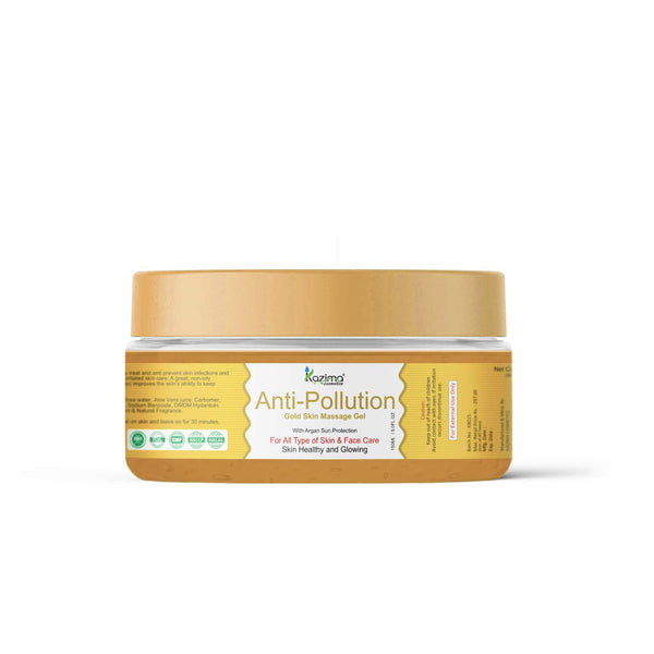 Kazima Anti-Pollution Gold Skin Massage Gel  - 150 ml