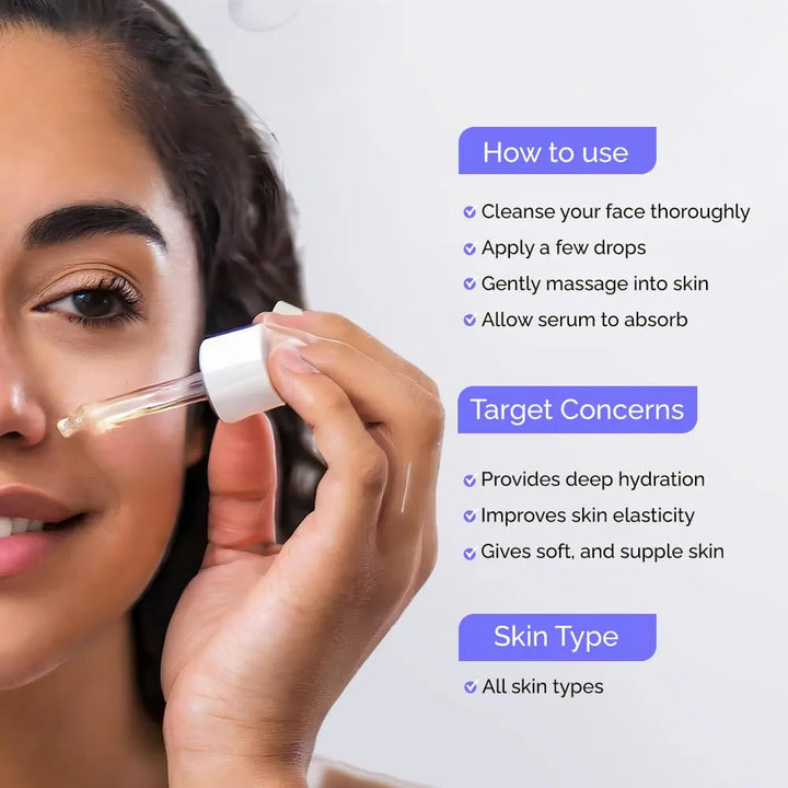 Hi9 Hyaluronic Acid Face Serum – 30ML | Hydrating & Skin Repair Serum for Dry & Oily Skin | Anti-Aging Face Serum for Fine Lines, Wrinkles & Acne-Prone Skin