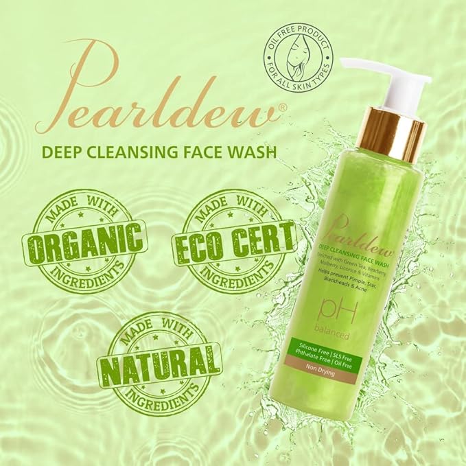 Pearldew Deep Cleansing Face Wash - 100 Ml