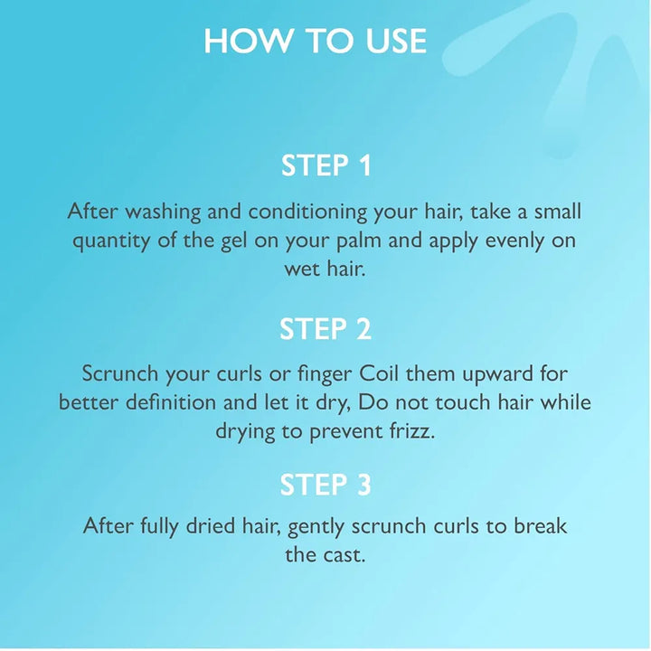 TRue FRoG Styling Gel for Curls for Curly Wavy Hair with Bamboo Extract and Jojoba Ester, Frizz Control, Silicone free, Phthalate free & Paraben free - 150ml