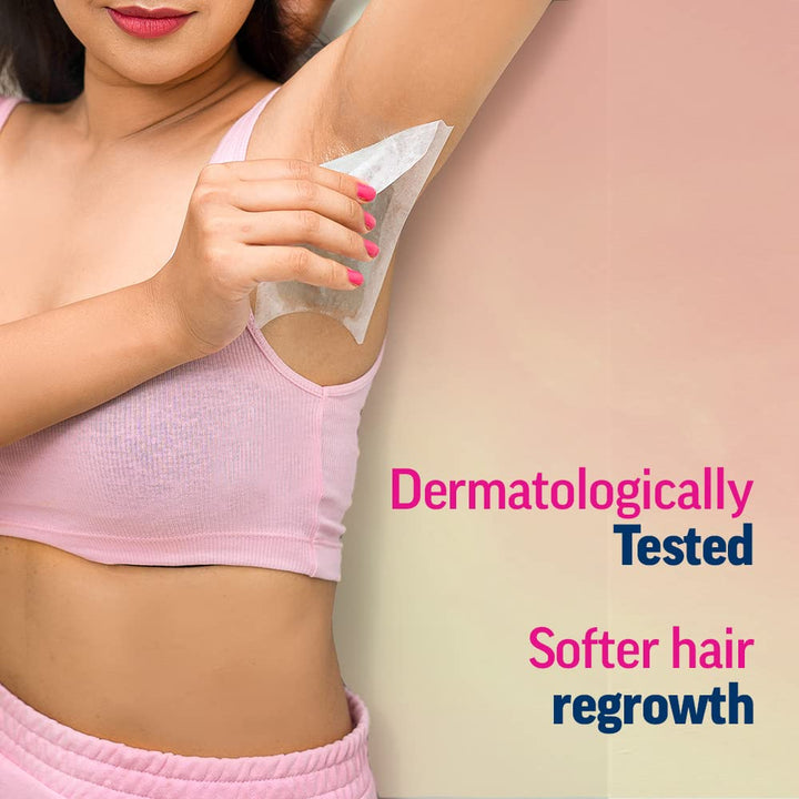 Veet Half Body Waxing For Dry Skin For Women - 8 Strips
